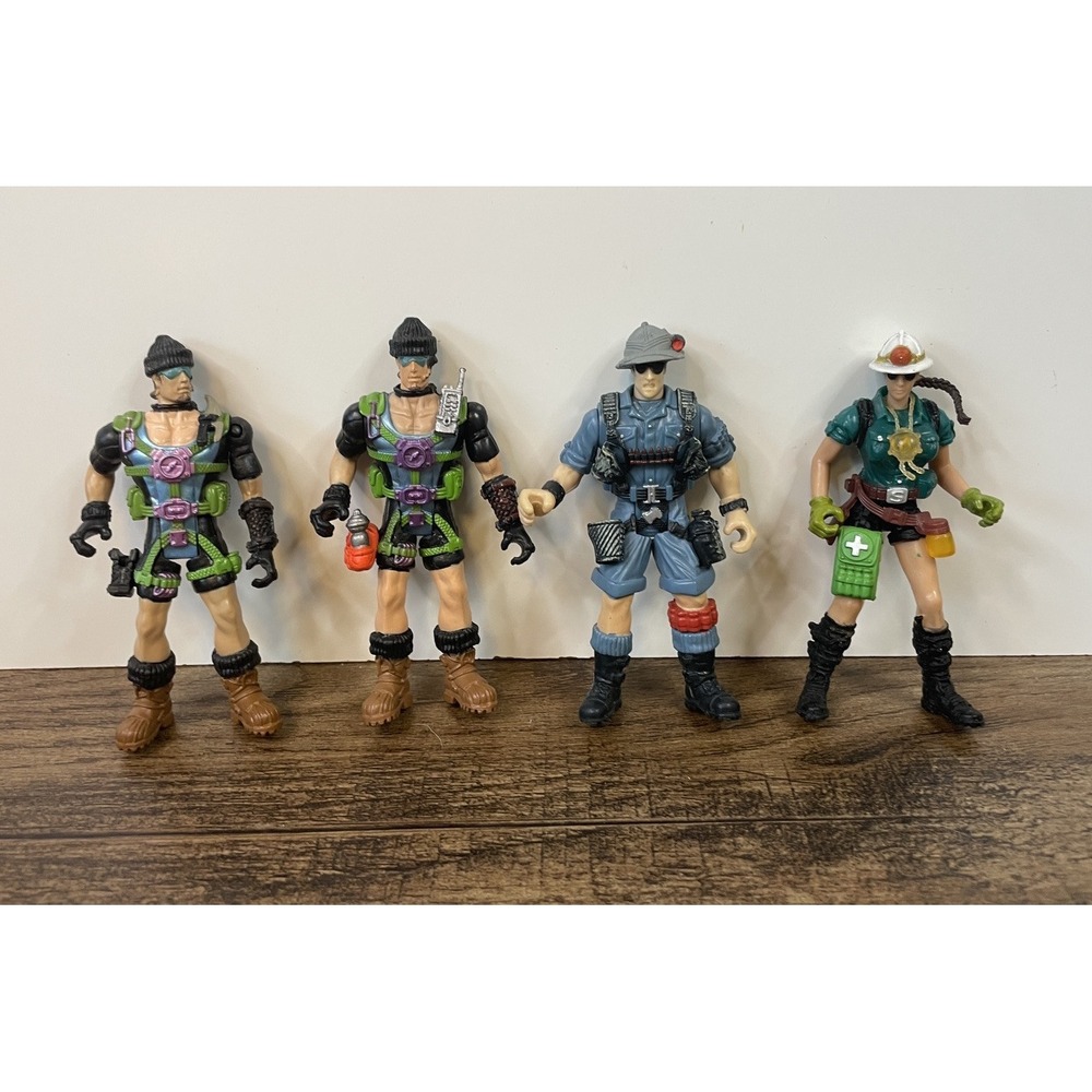 Lot Of 4 Chap Mei Figures Jungle Adventure Wild Quest Medic Explorer